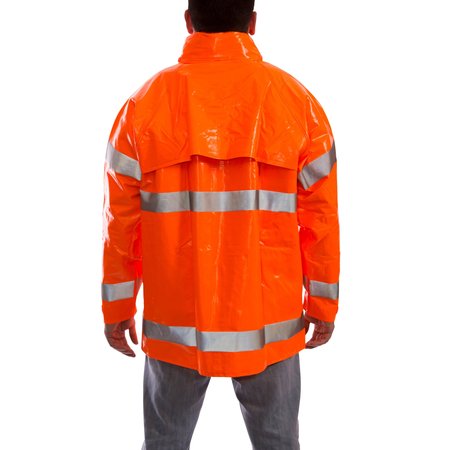 Tingley ComfortBrite Flame Resistant Rain Jacket, Orange, 4XL J53129