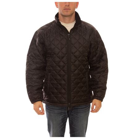 TINGLEY Jacket, Quilted Insulated, 3XL, Black J77013