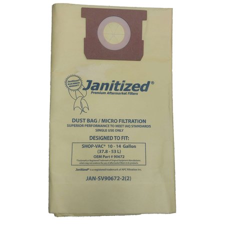 JANITIZED Shop-Vacuum 90672, PK2 90672