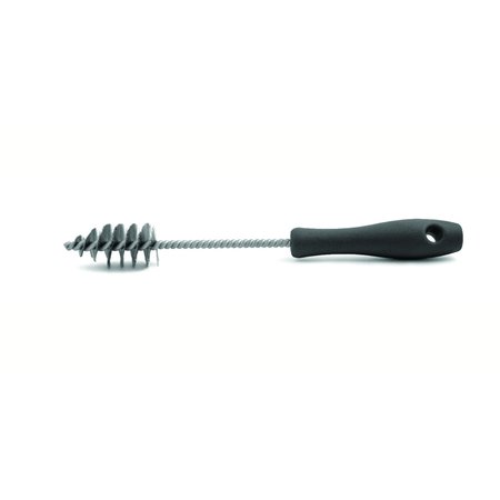 BRUSH RESEARCH MANUFACTURING JC-1 Copper/Injector Cleaning Brush, 1.200" Major Diameter, SS, 10.5" OAL, Plastic Handle JC1