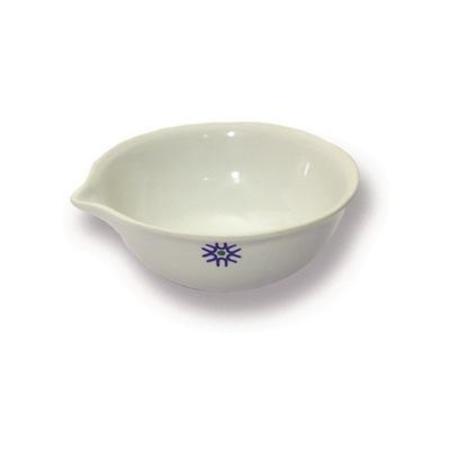 UNITED SCIENTIFIC Porcelain Evaporating Dish, Round F, PK 6 JED070