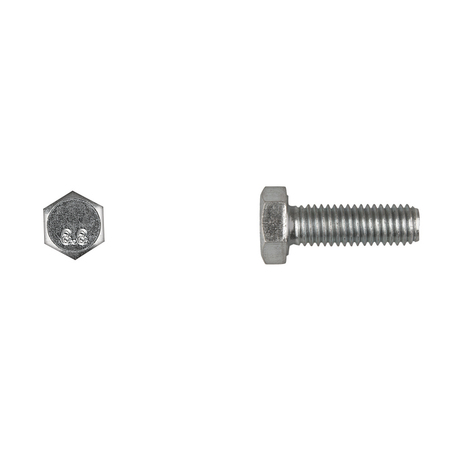 DISCO Class 8.8, M8-1.25 Hex Head Cap Screw, Bright Zinc Plated Steel, 25 mm L 887PK10