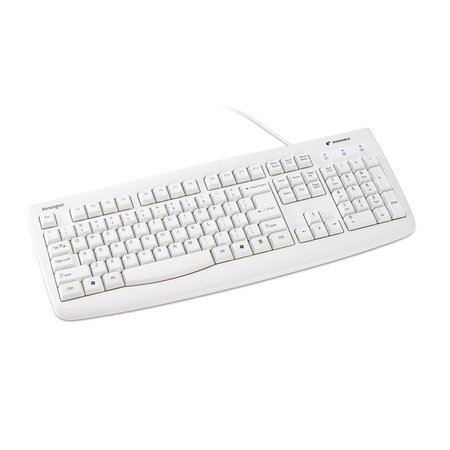 Kensington Keyboard. Antimicrobial. White K64406US