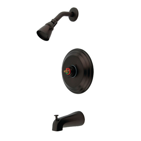 KINGSTON BRASS Tub and Shower Faucet Oil Rubbed Bronze, Wall Mount KB3635TLH