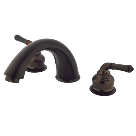 KINGSTON BRASS Roman Tub Faucet, Oil Rubbed Bronze, Deck Mount KB365