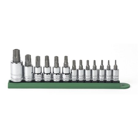 Kd Tools 1/4", 3/8", 1/2" Drive Torx(R), 13 pcs 80725