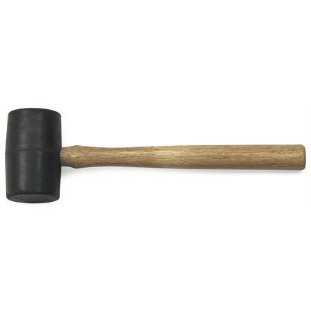 KD TOOLS Rubber Mallet, Wood Hickory Handle, 16 oz. 82259