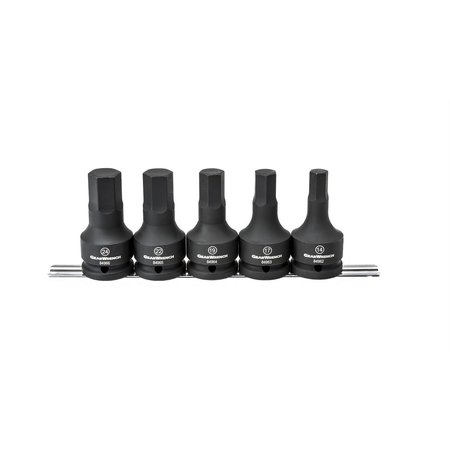 KD TOOLS 3/4" Drive Hex Impact Bit Socket Set Metric 84968