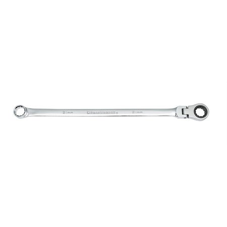 KD TOOLS GearBox Ratcheting Wrench, 21mm 86021