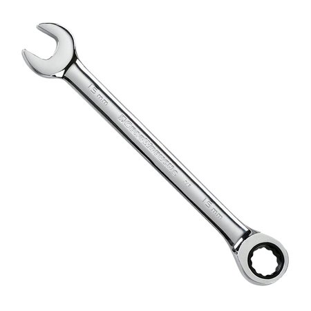 KD TOOLS Combination Flex Ratchet Wrench, 15mm 86415