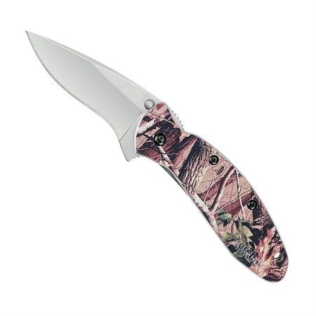 Kershaw Folding Knife, 2.25" Blade, Camo Handle 1620C