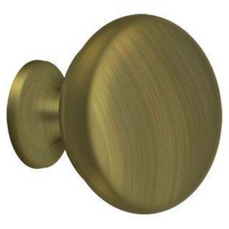 DELTANA Knob Round Solid Antique Brass KR114U5