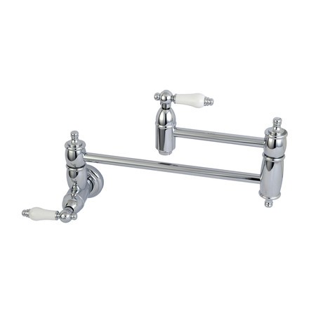 RESTORATION KS3101PL Wall Mount Pot Filler Kitchen Faucet KS3101PL