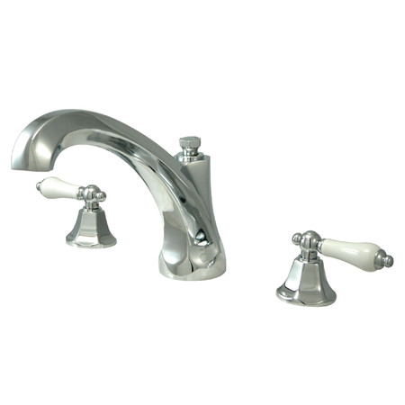 KINGSTON BRASS Roman Tub Faucet, Polished Chrome, Deck Mount KS4321PL