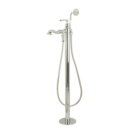 KINGSTON BRASS Freestanding Tub Faucet, Polished Chrome, Freestanding KS7011RL