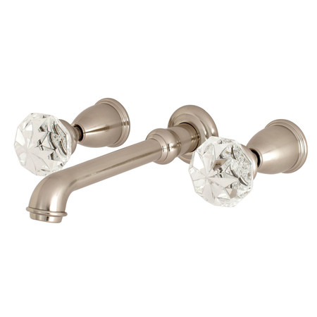 KINGSTON BRASS Roman Tub Faucet, Brushed Nickel, Wall Mount KS7028KWL