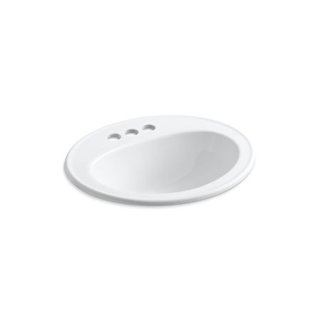 KOHLER Pennington Self-Rimming Lavatory With 2196-4-0