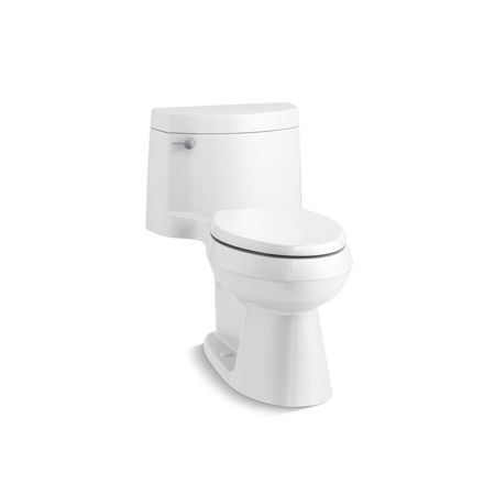 KOHLER Cimarron Comfort Height One-Piece, Vitreous China, White 3619-0