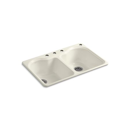 Kohler Hartland 33" X 22" X 9-5/8" Top-Mount 5818-4-96