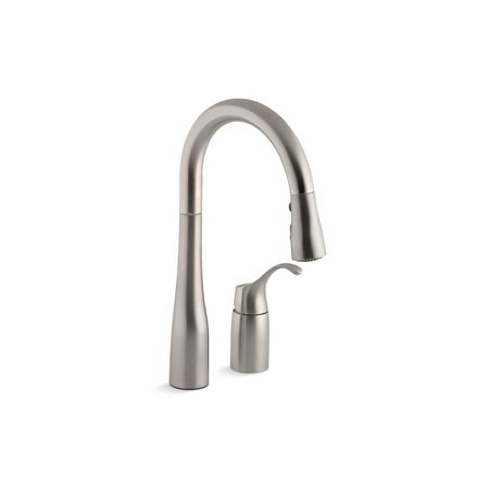 KOHLER Simplice Two-Hole Kitchen Sink Faucet 649-VS