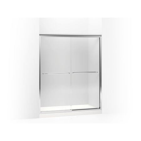 Kohler Fluence(R) Sliding Shower Door, 75" H X 56-5/8 - 59-5/8" W, With 3/8" Thick Crystal Clear Glass 702217-L-SHP