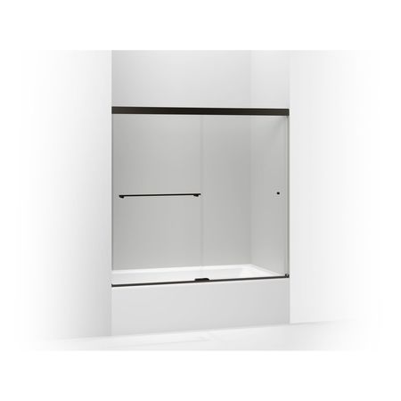 KOHLER Revel(R) Sliding Bath Door, 62"H X 56-5/8 - 59-5/8"W, With 5/16" Thick Crystal Clear Glass 707002-L-ABZ