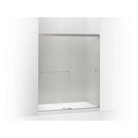 Kohler Revel(R) Sliding Shower Door, 70"H X 56-5/8 - 59-5/8"W, With 1/4" Thick Crystal Clear Glass 707200-L-BNK