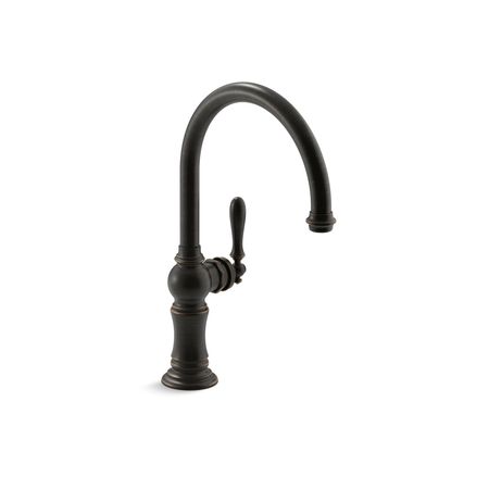 KOHLER Kitchen Sink, Single Hole; Deck Mounted Mount, 1 Hole, Oil Rubbed Bronze Finish 99263-2BZ