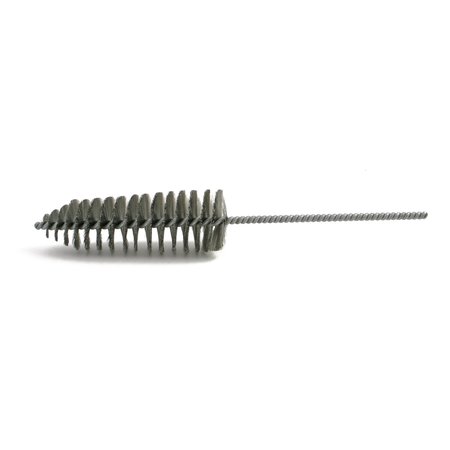 BRUSH RESEARCH MANUFACTURING L-2 Copper/Injector Cleaning Brush, 2.250" Major Diameter, SS, 14" OAL, Cut For Power L2