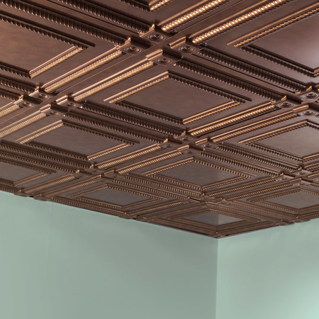 FASADE Coffer 2Ftx2Ft Lay In Ceiling Tile , PK 5, 5 PK PL6131