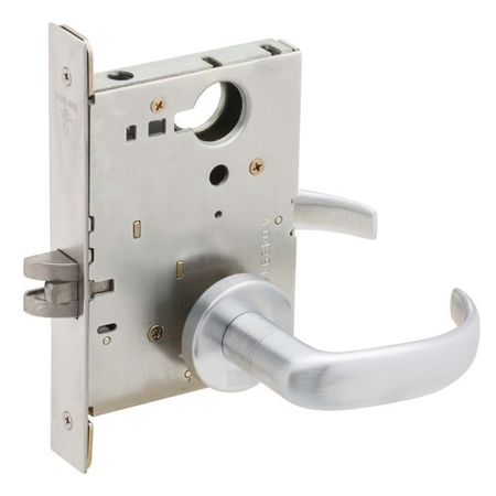 SCHLAGE COMMERCIAL Satin Chrome Mortise Lock L901017A626 L901017A626