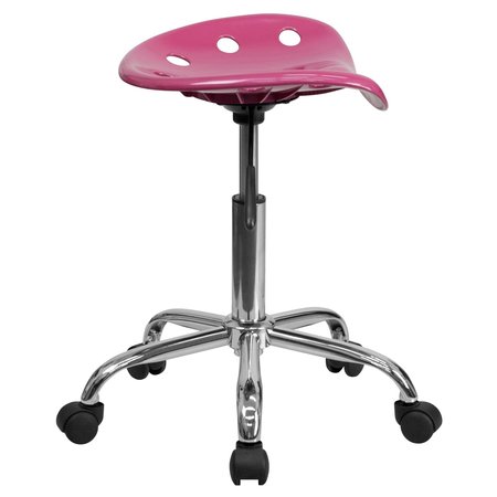 Flash Furniture Tractor Seat, Chrome Stool, Pink LF-214A-PINK-GG