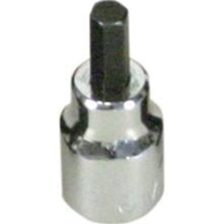 LISLE 3/8" Dr, 3mm Size, Metric Hex Bit Socket, 6 Pts 33860