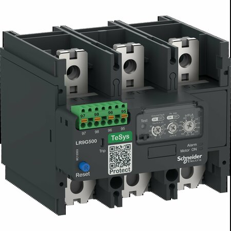 SCHNEIDER ELECTRIC Overload Relay, 500V AC, 140 F LR9G500