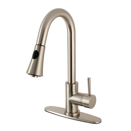 CONCORD Single Hole Only Mount, 1 Hole LS8728DL Single-Handle Pull-Down Kitchen LS8728DL