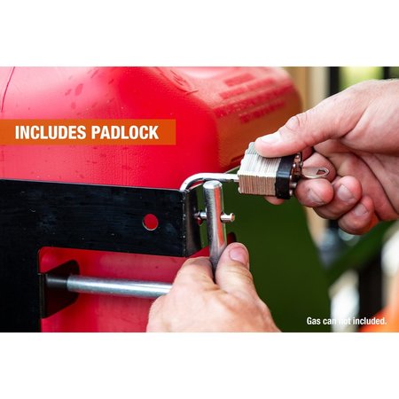 Buyers Products Locking Gas Container Rack for Open/Enclosed Landscape Trailers LT32