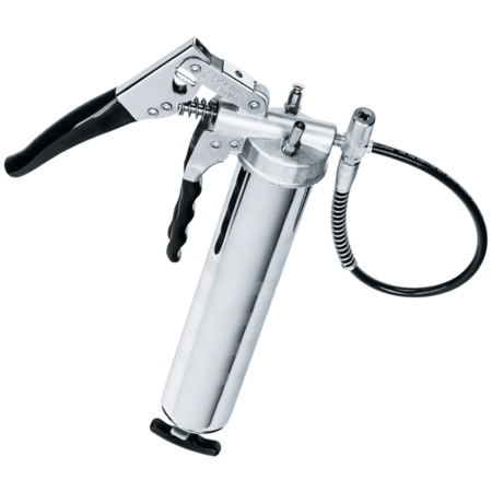 Lumax Dual-Leverage, Premium Pistol Grease Gun with 18” High Pressure Hose LX-1153