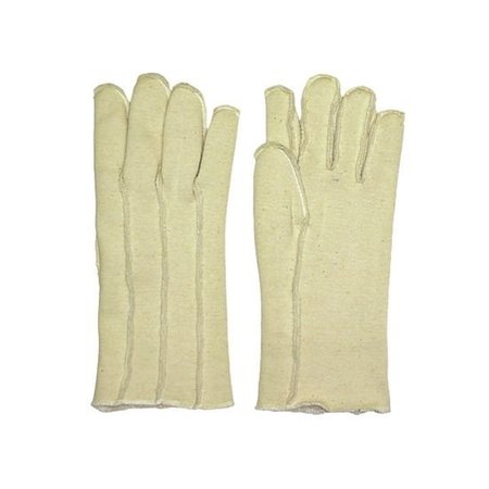 SALISBURY Knit Gloves, Jersey Cotton, Cream, PR L10JK