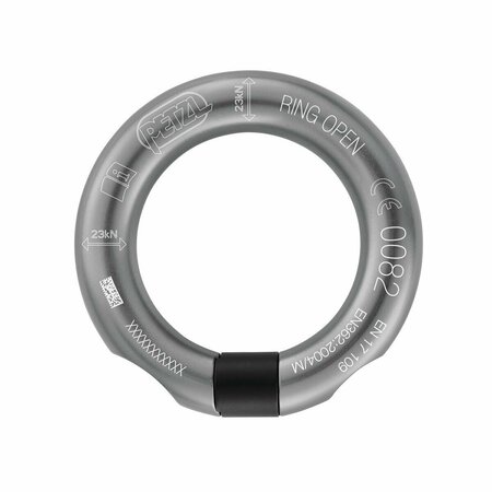 PETZL Multidirectional Gated Ring, Dark Grey M028AA00