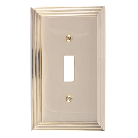BRASS ACCENTS Classic Steps Single Switch, Number of Gangs: 1 Polished Brass Finish M02-S2500-605