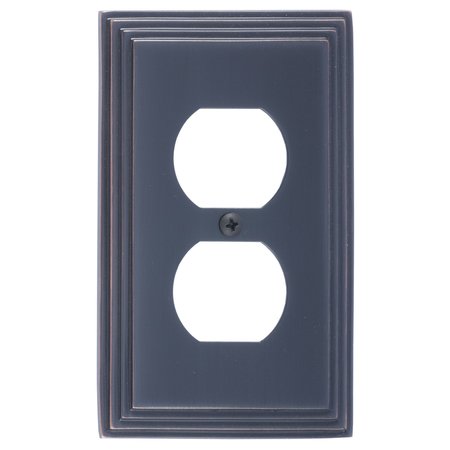 BRASS ACCENTS Classic Steps Single Outlet, Number of Gangs: 1 Venetian Bronze Finish M02-S2510-613VB