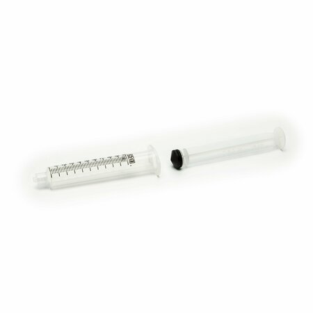 Weller Dispensing Syringe, 10 mL, Manual, Luer Lock, Plastic, Translucent, 15 Pack M10LLASSM