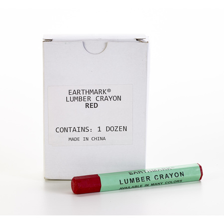 MUTUAL INDUSTRIES Lumber Marking Crayons, Water Resistant,  M16100-79