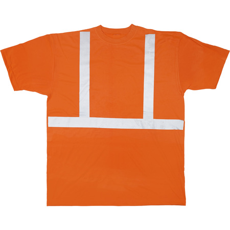 MUTUAL INDUSTRIES High Visibility Polyester ANSI Class, PK2, 10 in Height, 10 in Width M16357-0-4