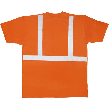MUTUAL INDUSTRIES High Visibility Polyester ANSI Class, PK2, 10 in Height, 10 in Width M16357-0-6