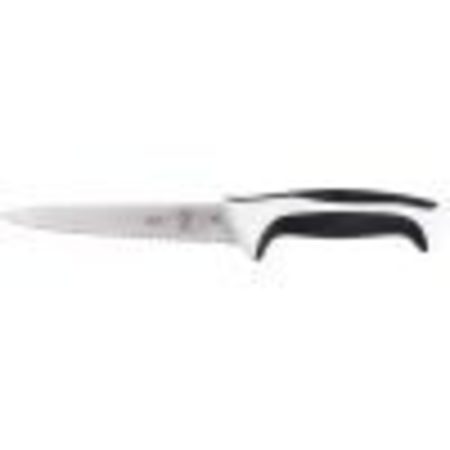 MERCER CUTLERY Millennia 6" Utility Knife, Wavy Edge, Wht M23406WBH