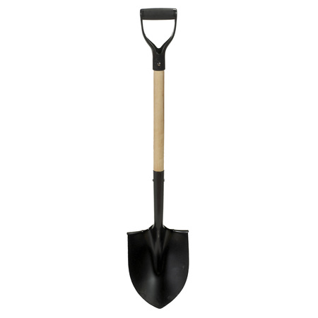 Mutual Industries Round Point Shovel W/ 60 in Handle, Steel M50078-2