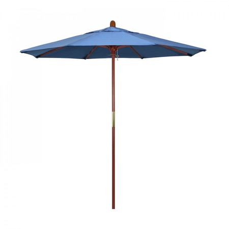 CALIFORNIA UMBRELLA Patio Umbrella, Octagon, 93.13" H, Olefin Fabric, Frost Blue 194061036129