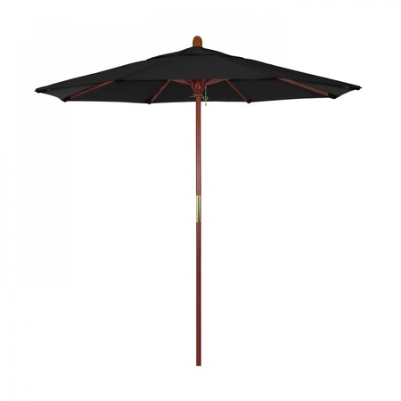 CALIFORNIA UMBRELLA Patio Umbrella, Octagon, 93.13" H, Pacifica Fabric, Black 194061036280