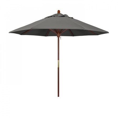 CALIFORNIA UMBRELLA Patio Umbrella, Octagon, 97.5" H, Sunbrella Fabric, Charcoal 194061036556